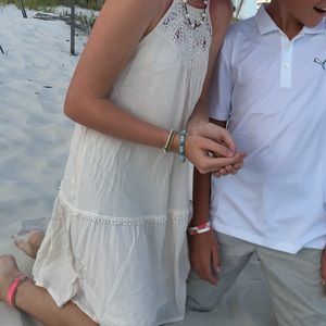 Xhilaration cream sundress XS